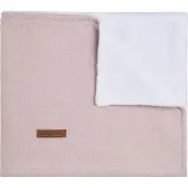 Babys Only Gitterbettdecke Teddyfutter Sparkle Silber-Rosa Melee