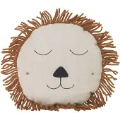 Ferm Living Safari Lion Kissen - Braun sand