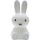 Miffy Stehlampe Miffy, dimmbar, weiß / opal, für Kinderzimmer, Kunststoff, Stehlampe