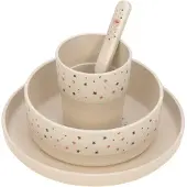 Lassig Dish Set PP/Cellulose Little Water Swan - Beige
