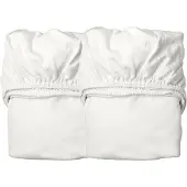 Leander Stretchlaken - 2er-Pack - 60x140 - Snow - - One Size - Bettlaken