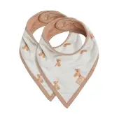 Jollein Lätzchen Jollein Bandana Teddy Bear GOTS (2er Set)