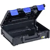 Allit Aufbewahrungsbox EuroPlus MetaBox 118 schwarz/blau