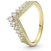 Pandora Damenring -Wishbone Tiara- 167736C01 Pandora Gelbgoldfarben