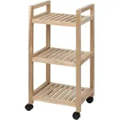 Wenko Rollregal 3 Etagen Acina, Maße: 35 x 72 x 31 cm Wenko