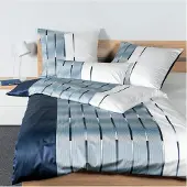 Janine Interlock Feinjersey Bettwäsche Carmen S 55026-02 nachtschattenblau 135x200 cm + 80x80 cm