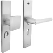 Intersteel Beschlag für Haustür PC 55mm Vurano Kernzugschutz Aluminium