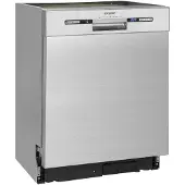 Exquisit Geschirrspüler EGSP9313-EF-030E inox | Spülmaschine 60 cm | ECO-Modus | Maßgedecke: 13 | Startzeitvorwahl | Unterbaugerät