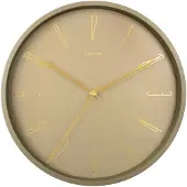 Karlsson - Wanduhr Belle - Moosgrün - Ø35cm