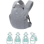 Fillikid Babytrage Natural, 2 Tragepositionen, blau