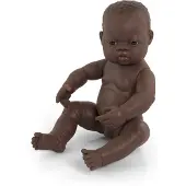 Miniland Afrikanische Neugeborenenpuppe 40 Cm