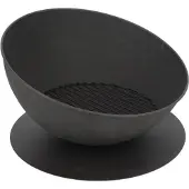 Esschert Design FF513, Freistehende Feuerstelle, offen, Brennholz, Schwarz, Draußen, Rund