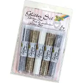 Folia Paper Glitterset Pulver gold/silber/weiss