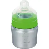 Klean Kanteen Babyflasche 148ml Langsamer Trinkfluss Kinder silber/grün