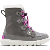 Sorel Youth Explorer WP Schnürstiefel Grau