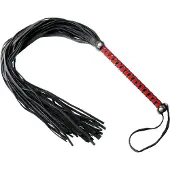 Zado - langer Lederpeitsche (schwarz)