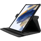 Just in Case Rotating Samsung Galaxy Tab A8 Book Case Schwarz Tablethülle