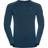 Odlo Herren Unterhemd BL TOP Crew neck l/s PERFORMAN