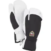 Hestra Army Leather Patrol 3-Finger-Skihandschuhe, schwarz