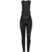 Sportful Lange Fahrradhose mit Trägern - FIANDRE NO RAIN - Schwarz S