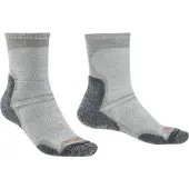 Bridgedale Wandersocken Hike Ultra Light Merino Endurance Crew Gunmetal Unisex-Schuhgröße 40 - 43