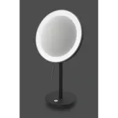 Zack Schminkspiegel Alona LED Stehend Schwarz 37,8cm