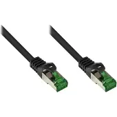 GOOD CONNECTIONS Cat.6A Patchkabel Outdoor HF schwarz 60m