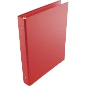 Kangaro Ringbuch, 23-Ring-Mechanik, DIN A4, rot aus Karton, folienkaschiert, Rückenbreite: 25 mm