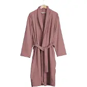 Yumeko Bademantel Baumwolle L Rosa - Eco, Bio & Fairtrade