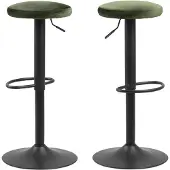 NORDFORM | Barhocker Diego grün Metall 40x82x40 cm | NADUVI