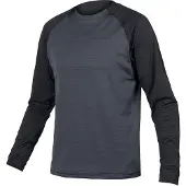 Endura Singletrack Fleece Jersey Herren lang schwarz größe 2XL E9155BK/7