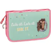 Sonstige Verlage Schüler-Etui Ponylove (2 Klappen)