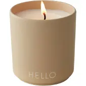 Design Letters - Duftkerze, Hello / beige