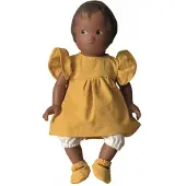 Egmont toys Puppe Alicia 32cm Vintage-Look mit Baumwollkleidung für Kinder ab 12 Monate