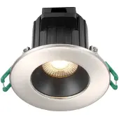 Sylvania LEDEinbaustrahler IP65, 9W 4000K, alu gebschw. 230V, Abstr. 40, dimmbar