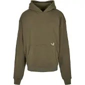 Mister tee weicher Herren Hoodie Rippbündchen Kapuze 460 g/m² mit Baumwolle Khaki