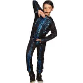 Muovijalelu Kinderoverall "Skelett", blau