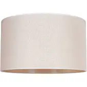 Duolla Lampenschirm Roller, beige, Ø 40 cm, Höhe 22 cm Roller , Textil / Stoff / Seide
