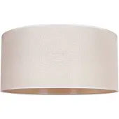 Duolla Lampenschirm Roller, beige, Ø 50cm, Höhe 24cm Roller , Textil / Stoff / Seide
