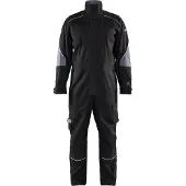 Blakläder Flammschutz Overall 6061 1516 in schwarz/grau, Größe:150 (C102)