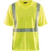Blakläder unisex Warnschutz Shirt 3386 gelb Grösse 4XL
