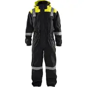 Blakläder Winteroverall ungefüttert 6786 1977 in schwarz/gelb, Größe:58