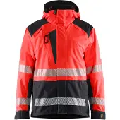 Blakläder High Vis Shell Jacke "4435 " - High Vis Rot/Schwarz XXL