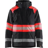 Blakläder High Vis Shell Jacke "4420 " - Schwarz/High Vis Rot M