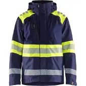 Blakläder High Vis Shell Jacke "4420 " - Marineblau/ High Vis Gelb XXL