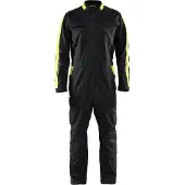 Blakläder Industrie Overall Stretch 6144 1832 in div. Farben, Farbe:Schwarz/High Vis Gelb, Größe:C58
