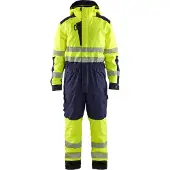 Blakläder High Vis Winter Overall 6725, Farbe:High Vis Gelb/Marineblau, Größe:XS