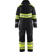 Blakläder High Vis Winter Overall 6720, Farbe:Schwarz/High Vis Gelb, Größe:XL