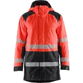 Blakläder High Vis Winterparka 4457, Farbe:High Vis Rot/Schwarz, Größe:L