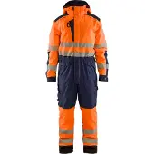 Blakläder High Vis Winter Overall 6725, Farbe:High Vis Orange/Marineblau, Größe:XXS